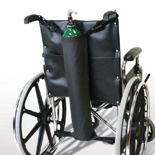 Oxygen Tank Holder for Wheelchairs