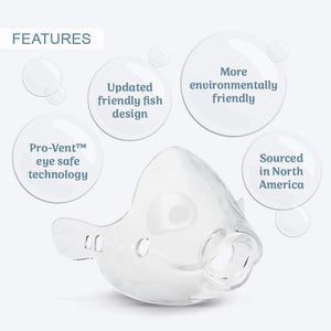 Bubbles the Fish Pediatric Aerosol Mask