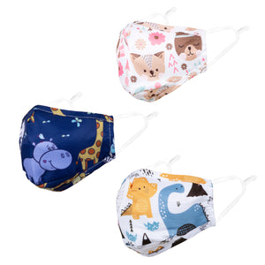 Children's Reusable Cloth Mask-Zoo Theme