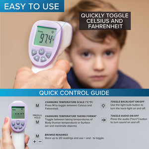 Digital Infrared Forehead Thermometer No-Touch Thermometer (New, Damaged Box)