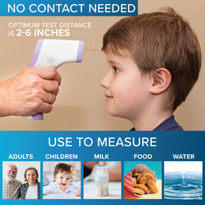 Digital Infrared Forehead Thermometer No-Touch Thermometer (New, Damaged Box)
