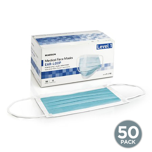 3 Ply Disposable Face Masks with Elastic Ear Loops
