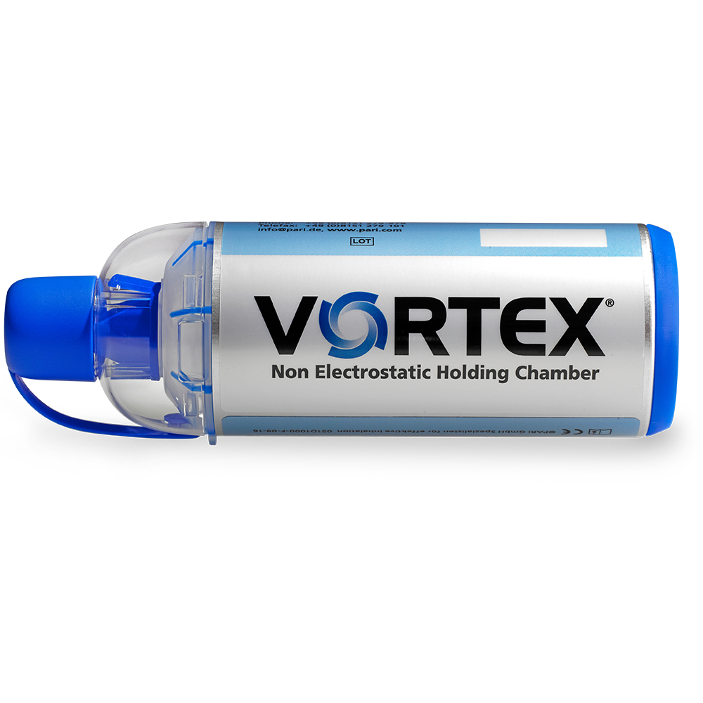 VORTEX Non Electrostatic Valved Holding Chamber-With Standard Spacer