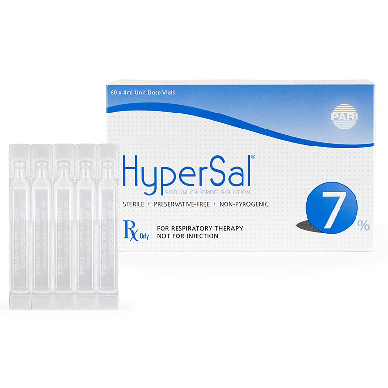 PARI HyperSal Sodium Chloride Solution - 7% Concentration, 1 Box
