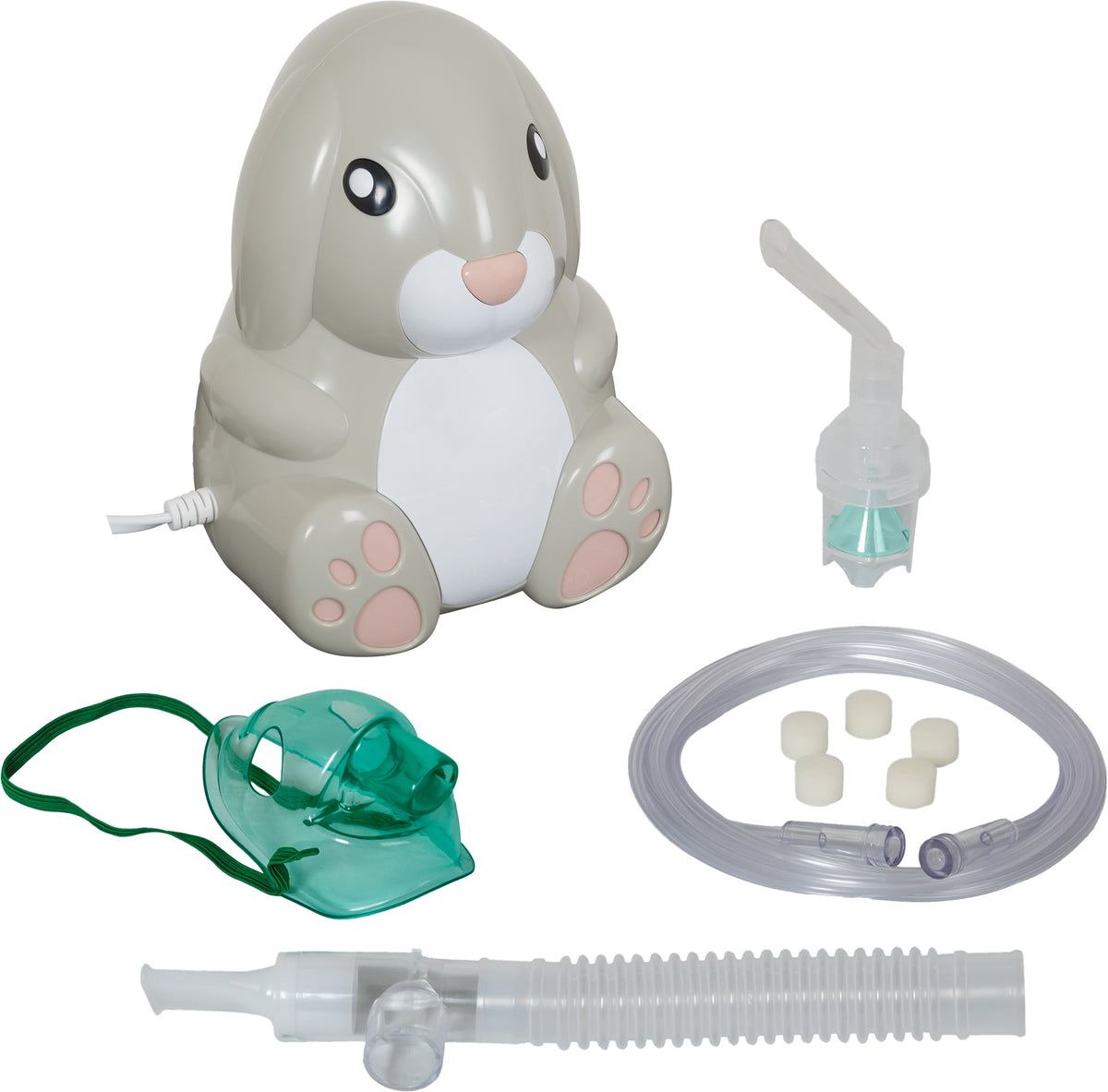 Roscoe Bunny Pediatric Nebulizer Compressor System (Without Bag)