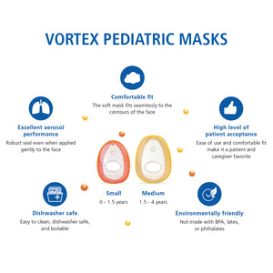 VORTEX Non Electrostatic Valved Holding Chamber