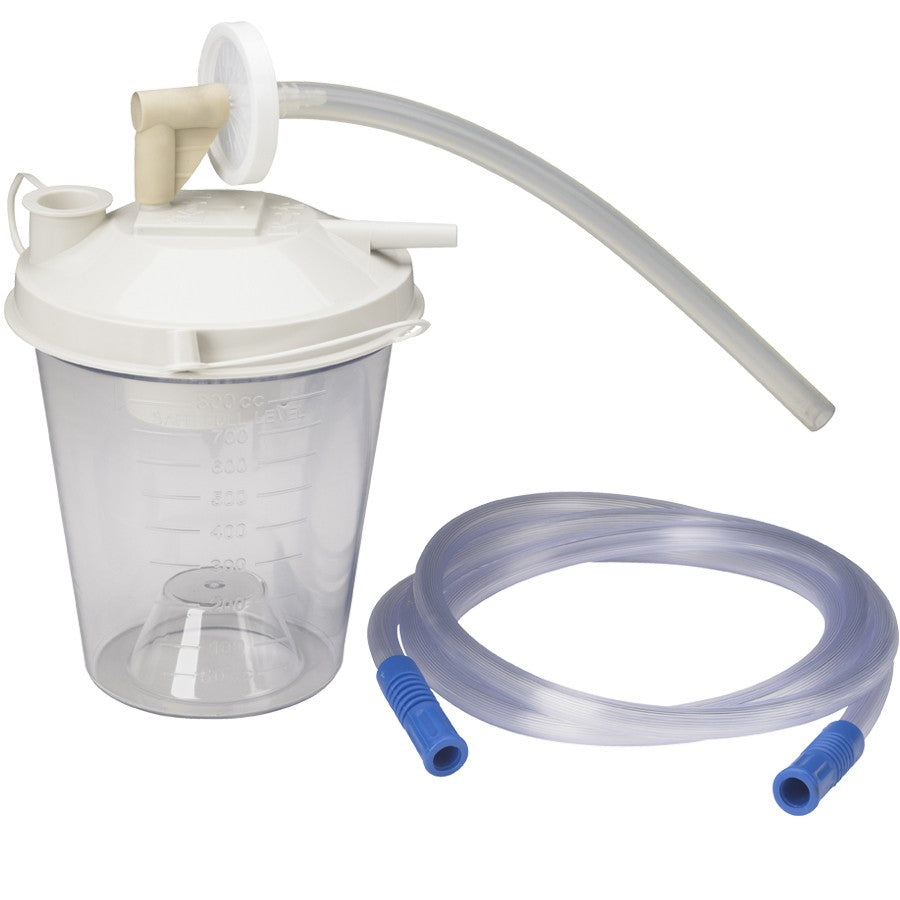 Drive Medical 800cc Disposable Suction Canister Kit-Single