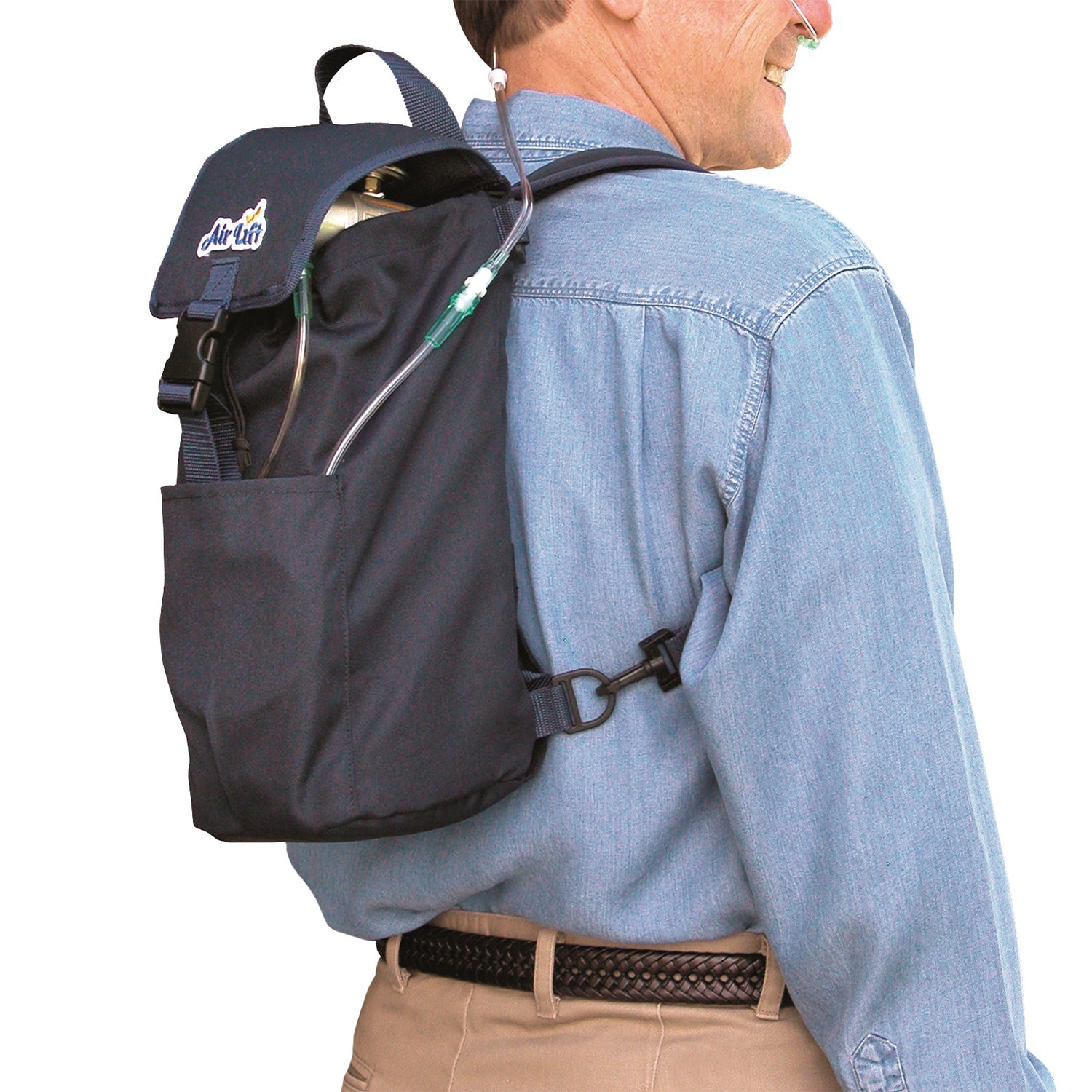 AirLift Backpack Oxygen Carrier-M6, C/M9 or Smaller Oxygen Cylinders