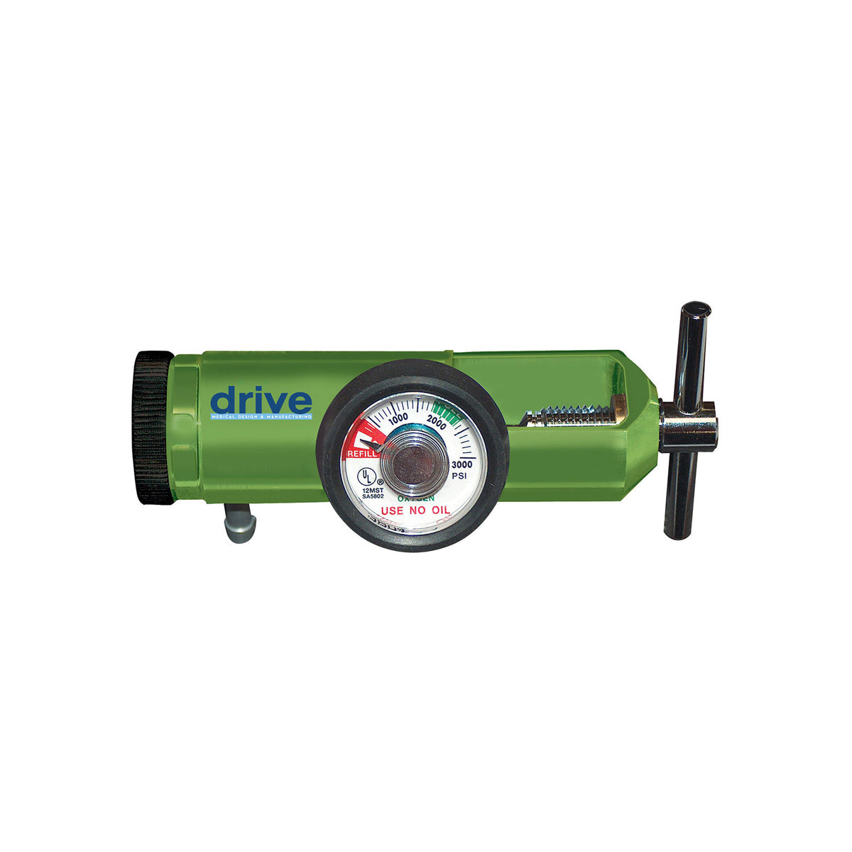 Drive 870 Mini Oxygen Regulator-.12, .5, 1, 1.5, 2, 2.5, 3, 4, 6, 8