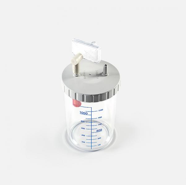 800ml Disposable Container for DeVilbiss HomeCare Suction Unit & Vacu-Aide® QSU (Case of 48)