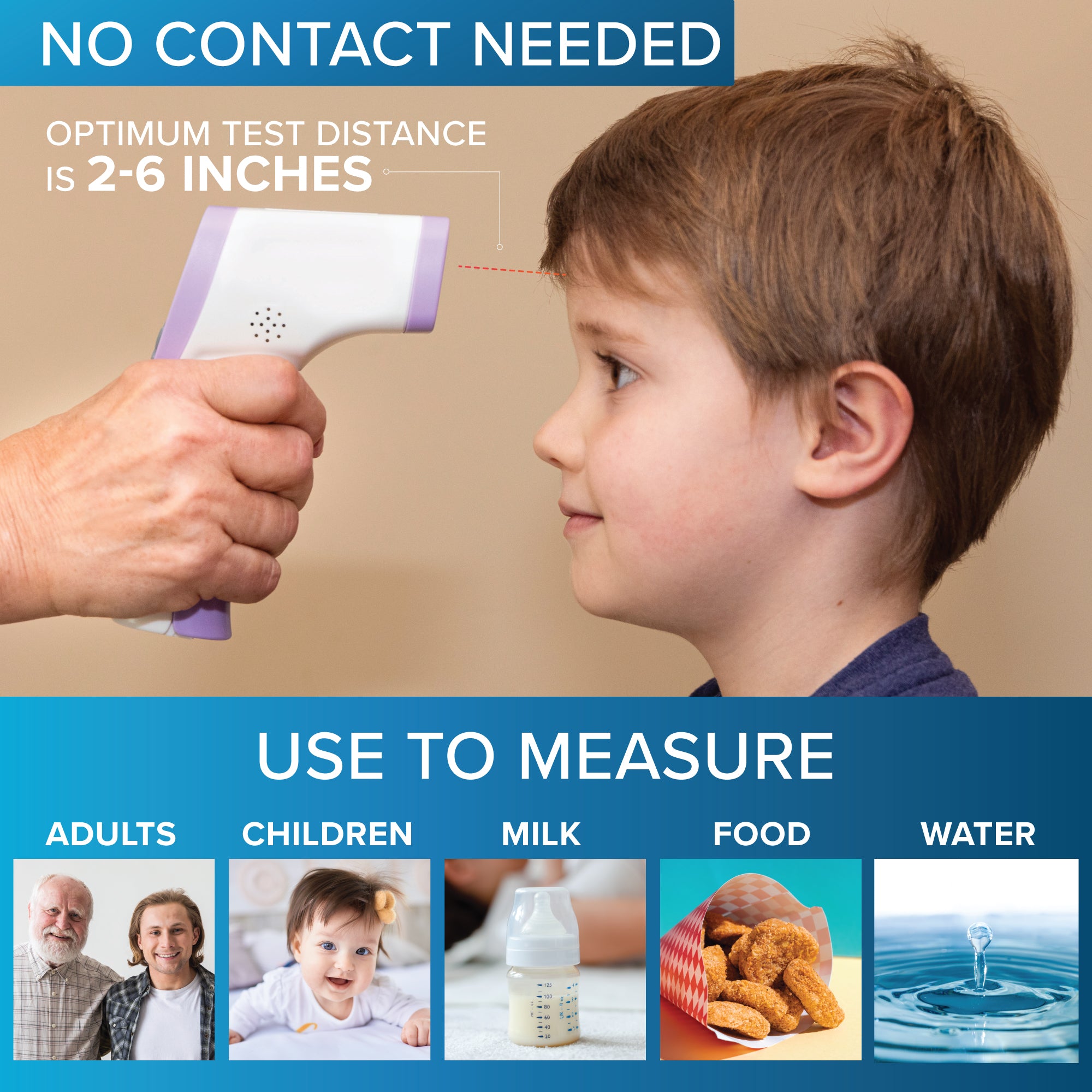 Infrared Forehead Thermometer for Adults & Kids