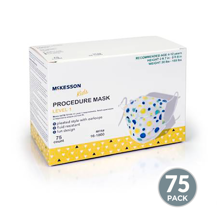 75 pack child masks