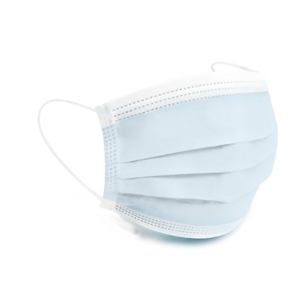 dsiposable face masks 3 Ply Disposable Face Masks with Elastic Ear Loops